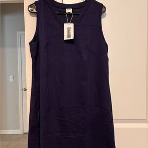 Purple Sleeveless Dress